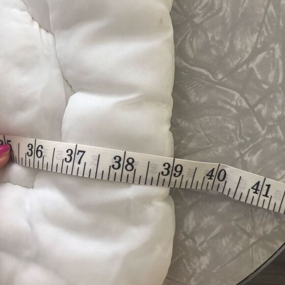 vintage baby blanket white sleeping blanket pastel ducks play mat soft - Picture 8 of 16